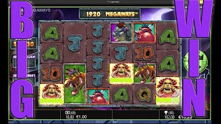 Primal Megaways - Big Win, €1 bet.
