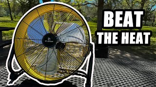 This Is A Must Have For Summer Camping - Airventure Portable Fan Review