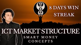 ICT Market Structure | 8 Days 100% Winrate Alhamdulillah | SMC