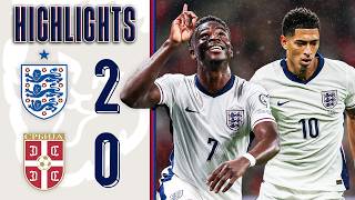 Saka & Eze Star At Wembley! | England 2-0 Serbia | World Cup Qualifiers | Highlights