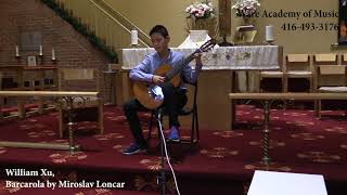 William Xu, "Barcarola" by Miroslav Loncar