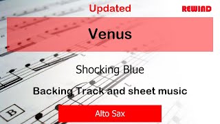 Venus V2 : Shocking Blue : Alto Sax Playalong Backing Track