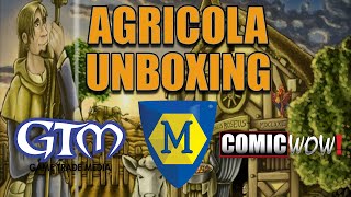 Agricola Unboxing - Mayfair Games May 2016 ComicWow! Game Trade Media