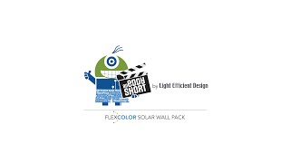 FlexColor Solar Wall Pack Eddy Short