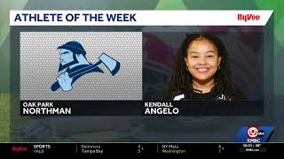 Oak Park High School's Kendall Angelo named KMBC Hy-Vee Athlete of the Week