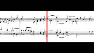 BWV 990: Sarabande con Partite in C Major (Scrolling)