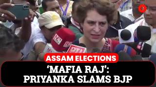 Priyanka Gandhi Slams Himanta Sarma In Nazira Rally | Assam Election 2026 | Zubeen Garg | LPG Prices