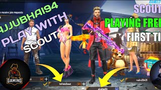 Ajjubhai94 Play With Scout Pubg Player | Scout Bhai Ka Op Gameplay 😎