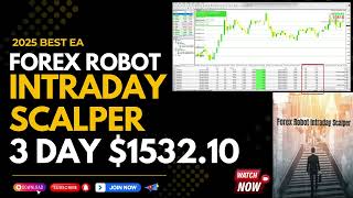 FX Intraday Scalper Robot EA Earned $1,532.10 in 3 Days – Real Results!