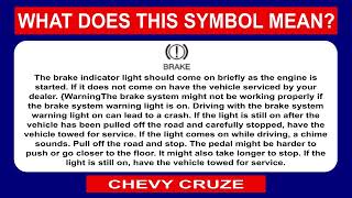 Red Brake Warning Light On (Chevy Cruze)