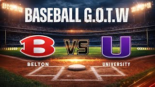 Belton VS University | Baseball - March 31, 2026