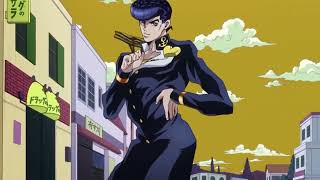 Josuke poses to hard