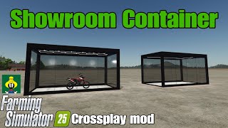 Showroom Container / FS25 crossplay mod