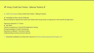 👉 Latest QA Jobs | Manual & Automation Testing