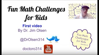 Fun Math Challenges For Kids - 1