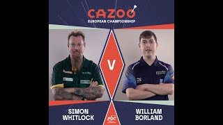 2021 European Championship Round 1 Whitlock vs Borland
