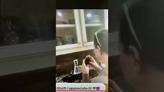 Michelle sabate teaches everyone how to cook breakfast @mgl-michellegoeslive7386