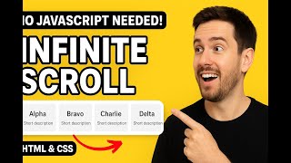 “Create a Seamless Infinite Scroll Animation Using Only HTML & CSS 💥”