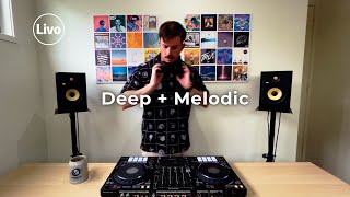 Deep and Melodic House and Techno Rainy Day Mix | Live at Home 2025