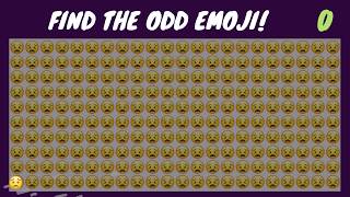 FIND THE ODD EMOJI #4 MEDIUM DIFFICULT