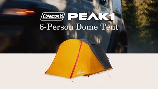 Coleman PEAK1 6-Person Dome Tent for Camping
