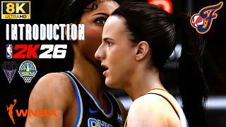 [8K] WNBA 2K26 Intro 3&5 WNBA pre-game introduction video 【KatabutsuLadies】