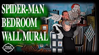🕷 PAINTING SPIDER-MAN ON A BEDROOM WALL