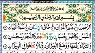 Surah Ar-Rahman With Hindi/Urdu Subtitles | हर दर्द का इलाज