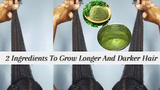 Do Not Wash It Out | Two Ingredients Hair Spray For Massive Hair Growth | Darkens Hair Fast