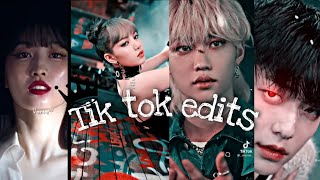 《Kpop tik tok edit》♡ Pt 2