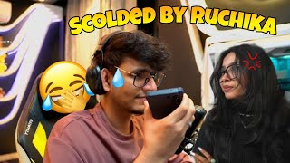 Triggeredinsaan prank Ruchika on stream | Liveinsaan highlights | Ruschay cute moments