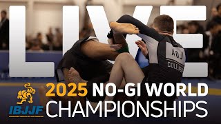 LIVE: 2025 IBJJF No-Gi Worlds | Black Belts, Day 2