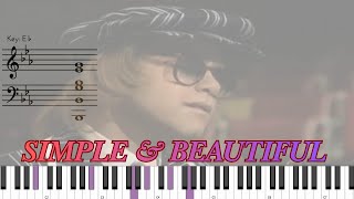 How Elton John plays Shine On Through on PIANO