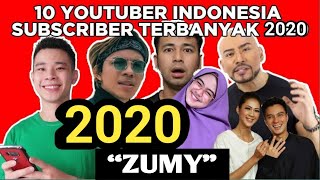 10 Youtuber Pemilik Subscraber Terbanyak Di Indonesia | By : Zumy Official
