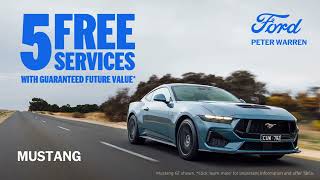 5 Pre-Paid Services With Mustang GFV | Peter Warren Ford