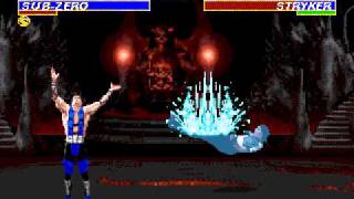 Genesis UMK3 Subzero infinity combo by tamir_chuba
