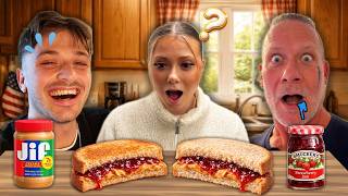 European Family Tries REAL PB&J Sandwich for the First Time!