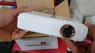 LG PH550 Minibeam projector unboxing
