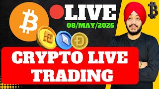 🔴 LIVE CRYPTO TRADING || 08 MAY || TRADER PAJI || AMAN SINGH