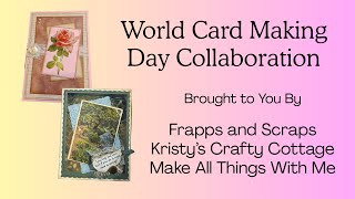 TwoSisterJam World Card Making Day Collaboration #worldcardmakingday25
