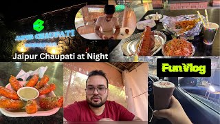 Best place to eat at Night in Jaipur - Chaupati | Tasty food at cafe outside Manipal University