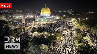 LIVE: Al-Aqsa Mosque Fills with Worshippers for Pre-Ramadan Tarawih Prayers in Jerusalem | AK1N