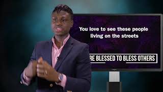You are blessed to bless others