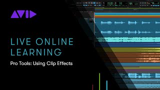 Live Online Learning: Pro Tools: Using Clip Effects