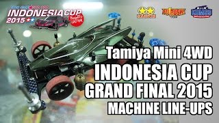 Tamiya Mini 4WD IC 2015 GRAND FINAL - Machine Line Ups
