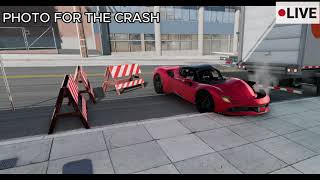 ferrari crash live  sadstory this is the end of the speeding...