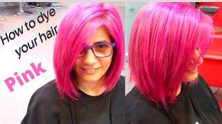 how to dye your hair pink  step by step how to dye your hair pink for the first time by laila haidar