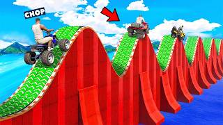 GTA 5 CHOP AND FROSTY PLAY THE LIPAO MEGA RAMP