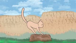 Jumping cat animation