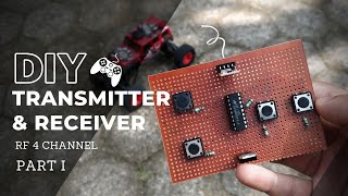 How to make an RF Transmitter and Receiver at Home | RC Transmitter